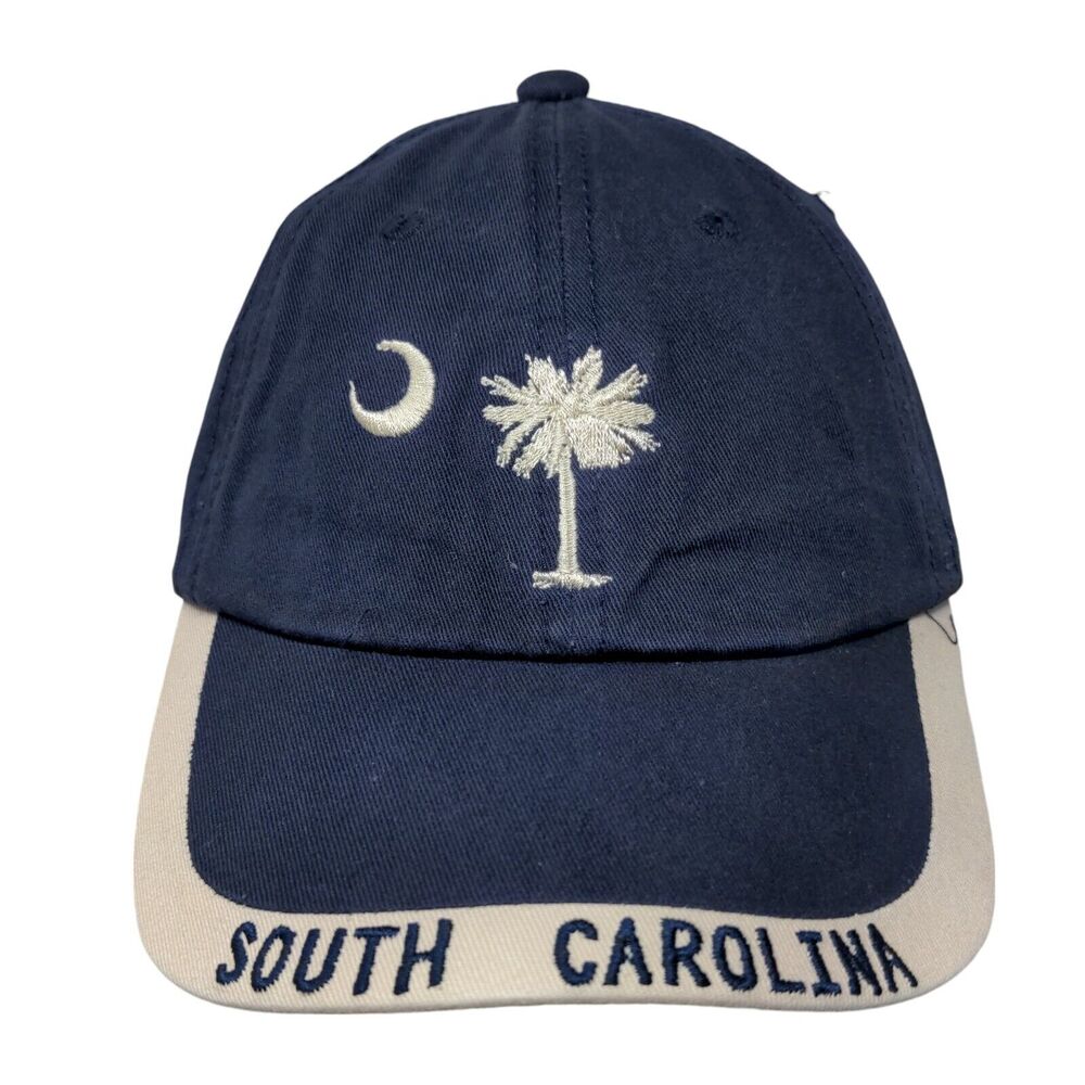 South Carolina Strapback Hat Blue OSFA Embroidered Adjustable 6 Panel